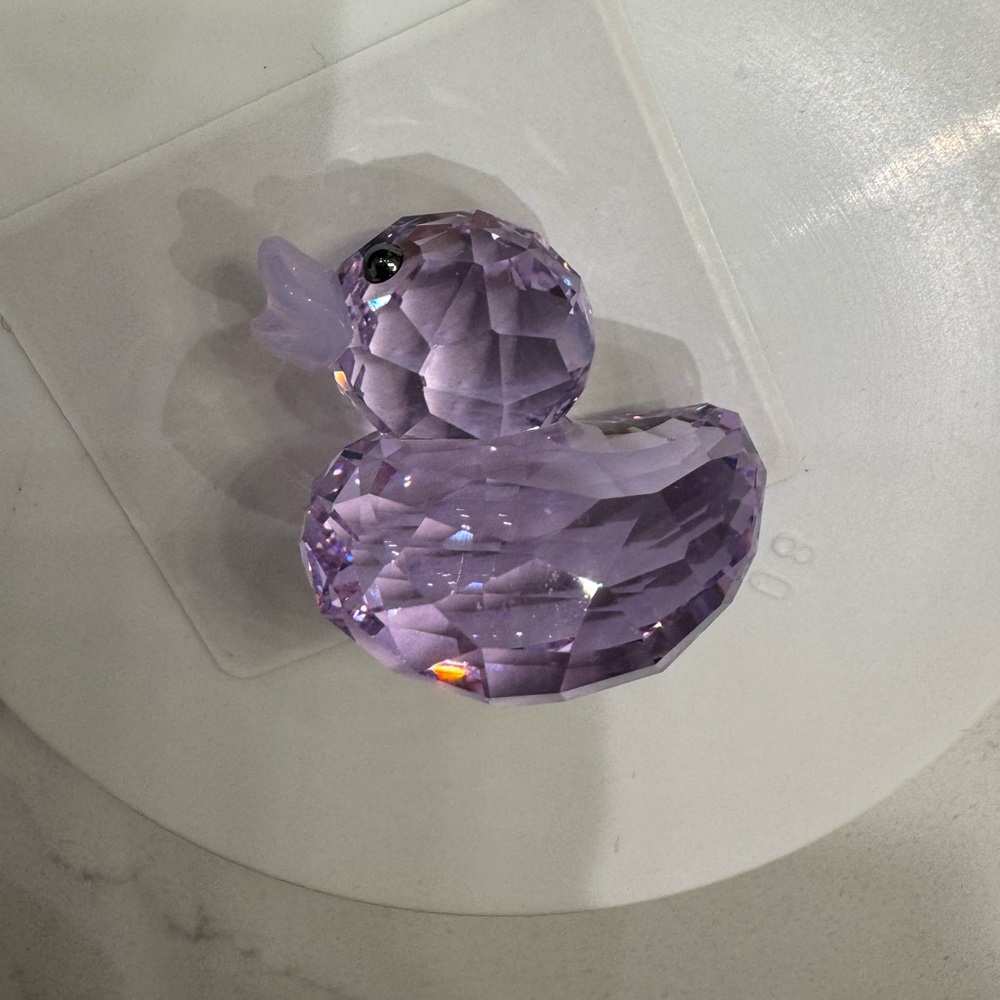 Swarovski Lovlots Happy Duck Purple duck